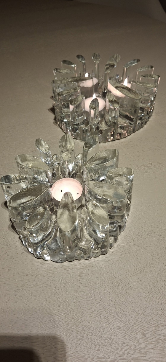2 Portacandele Vintage Georgshütte – Glass (photo 3 of 7)