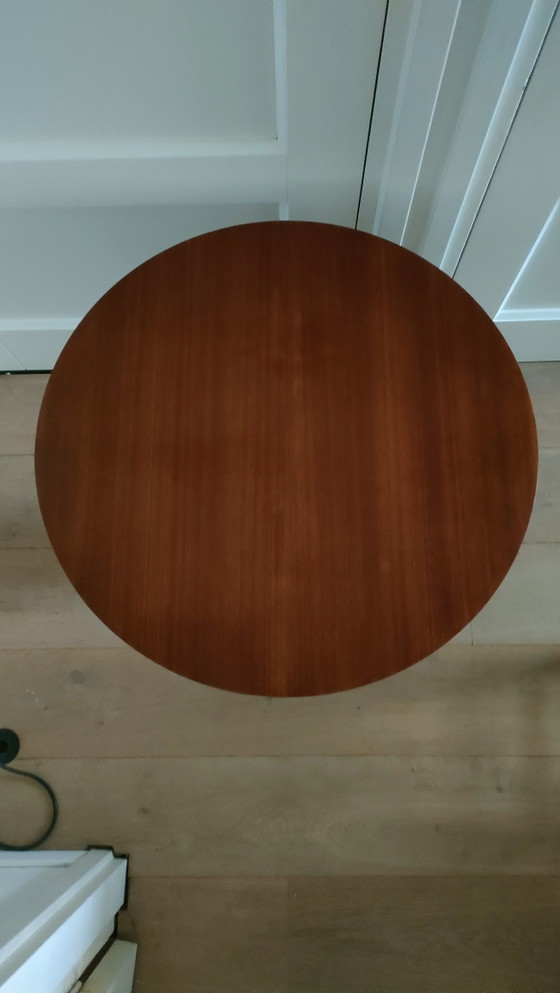 Image 1 of Table basse Art Déco, table d'appoint, pied cylindrique