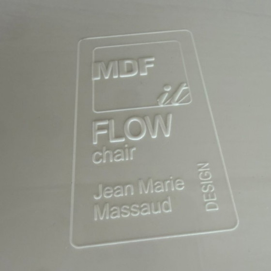 6x MDF IT FLOW CHAIR & MDF TABLE TENSE 240x100 – MDF Italia, Conjuntos de comedor, Cuero (photo 3 of 5)