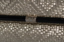 Diane Von Furstenberg, gold woven clutch