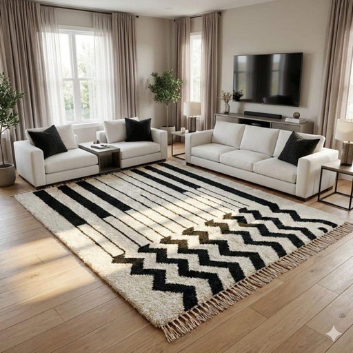 Magnífica alfombra artesanal 200cm x 300cm