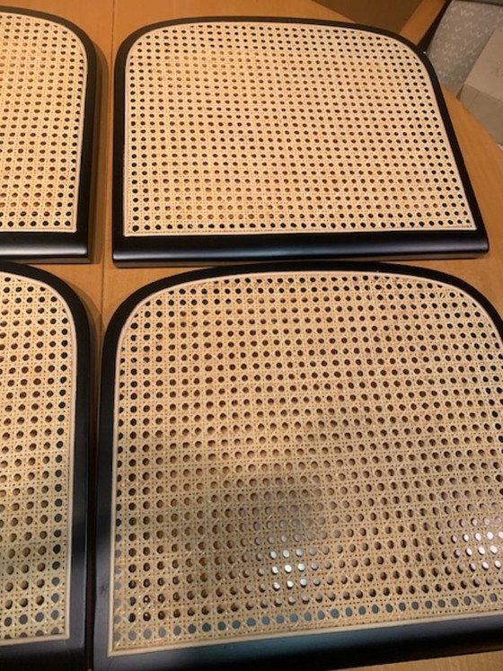 Image 1 of Siège de rechange, modèle Breuer, noir. Lot de 4