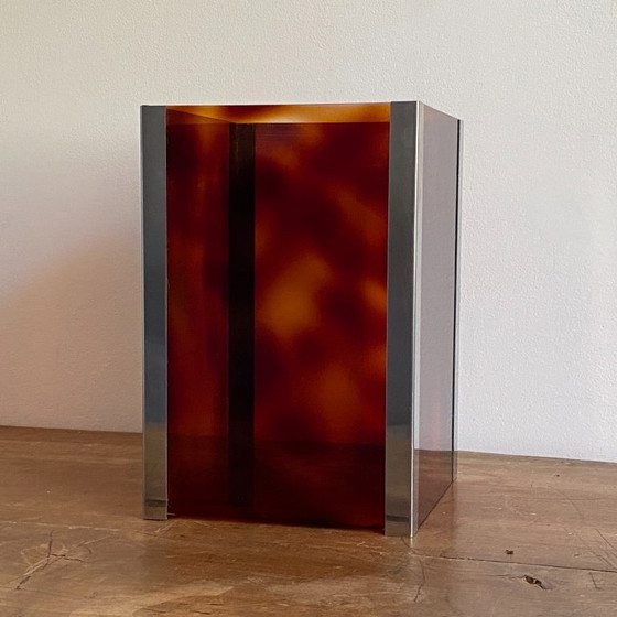 Image 1 of Plexiglas basket by Michel Dumas. 1970. Space age.