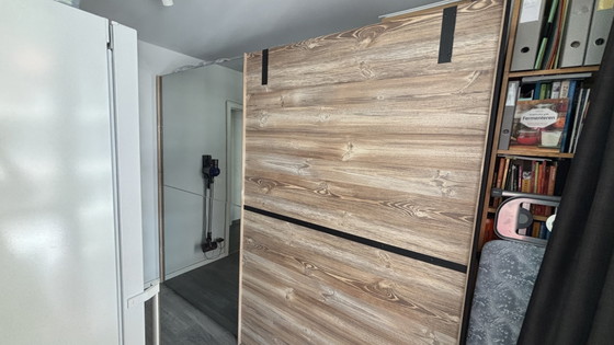 Image 1 of High-quality bedroom set (bed + large wardrobe) – from Loft Interieur Roosdaal (5 years old)