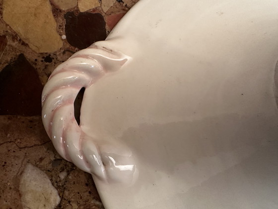 Image 1 of Vallauris ceramic centerpiece / fruit basket / empty pocket - 1960s