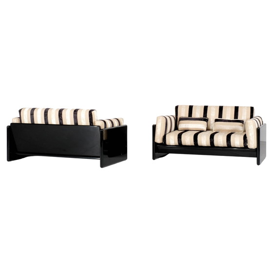 Strato sofa by Giovanni Offredi for Saporiti, 1970 – Aluminium, Leather, Italian Design (photo 6 of 28)
