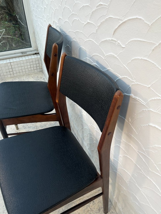 Image 1 of Coppia di sedie vintage in stile scandinavo degli anni '60.