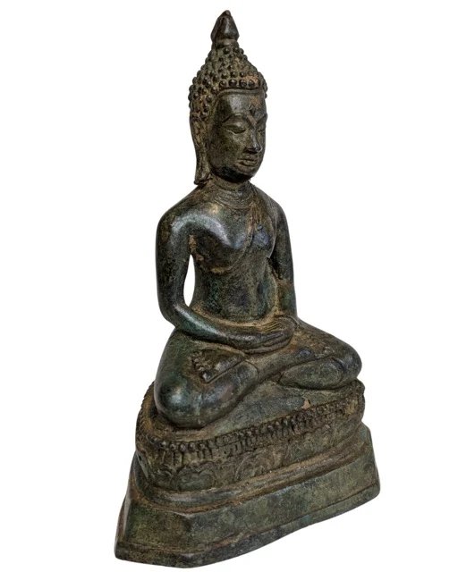 Estatua de Buda tailandesa de bronce en postura de meditación – Esculturas, Bronze (photo 2 of 7)