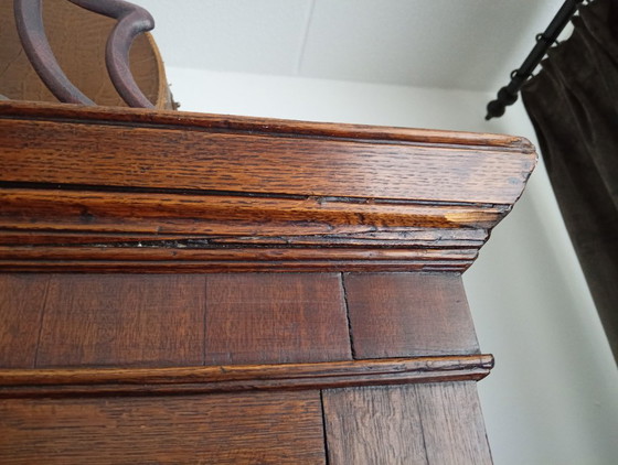 Armoire ancienne en chêne – Meubles de rangement, Wood, Brass (photo 9 of 20)