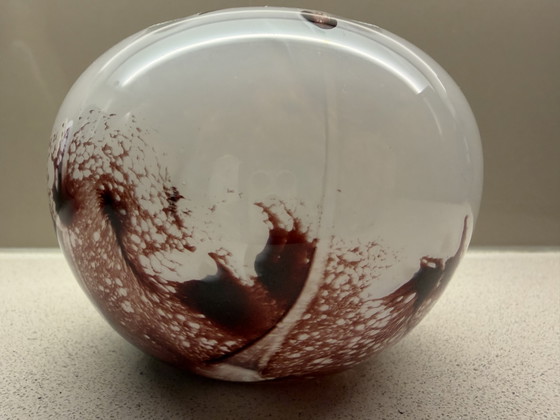 Pascal Guernic – Pique-Fleurs / Vase Boule Firmato – Monpazier – Con Certificato Originale (photo 5 of 12)