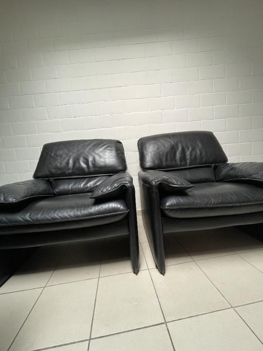 Set di 2 poltrone vintage in pelle Leolux – fauteuils, Leather (photo 2 of 14)
