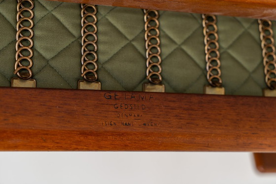 Image 1 of Vroege GE-290 loungestoel in eikenhout van Hans J. Wegner voor Getama (Denemarken, 1953).