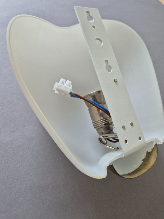 Image 1 of Lampada da parete vintage in vetro di metà secolo Wilhelm Wagenfeld Peill & Putzler