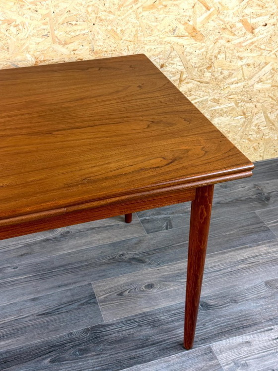 Image 1 of 1960s/70s Teak Dining Table, Danish Modern Design, Denmark