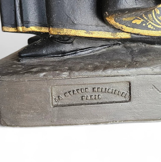Statue of a religious figure / Patron Saint Gerard Majella / placed in a Gothic niche / labeled – Sculpture (photo 6 of 11)
