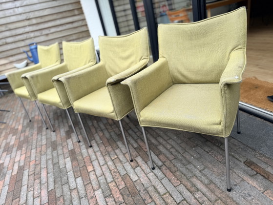 4x Gola Chaise de salle à manger Design on Stock – Chaises de salle à manger, Metal, Textile (photo 6 of 7)