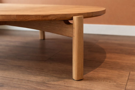 Tavolino da salotto Audo Copenhagen Passage Ø90 in rovere naturale