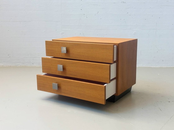 Cassettiera disegnata da Alfred Hendrickx per Belform, anni '60. – Cassettiere, Metal, Wood (photo 5 of 9)