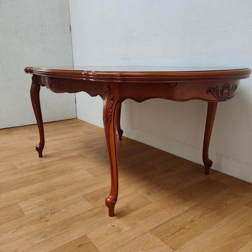 Vintage Country Dining Table Dining Room Table Extendable Table – eettafels, Wood (photo 2 of 22)