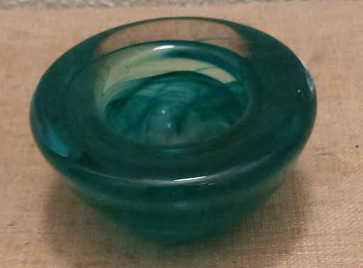 Kosta Boda Tealight green Atoll 