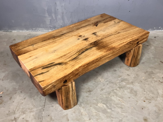 Image 1 of Brutalistische Japandi Wabi Sabi Salontafel