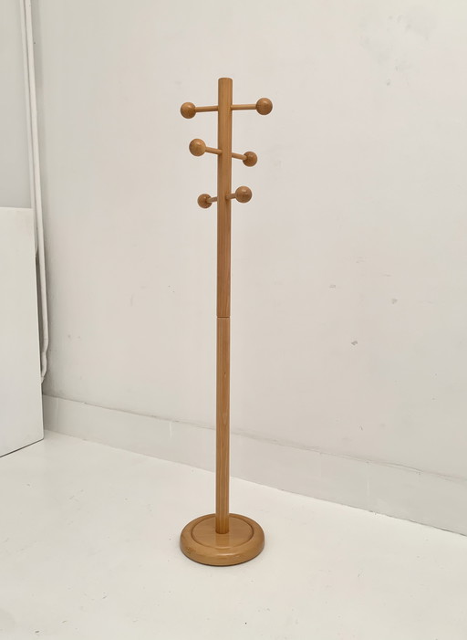 Vintage Wooden Coat Rack