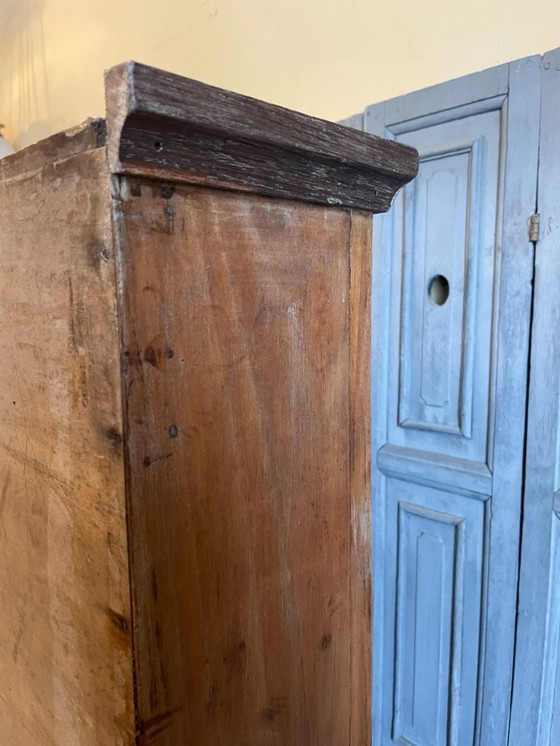 Image 1 of Vitrine suspendue, meuble de collection, meuble de toilette, antiquité française