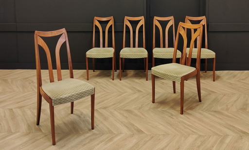 6x Mid Century Esstisch Stühle | Jahrgang