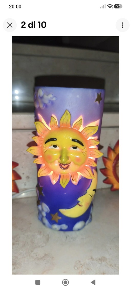 Ceramic Lamp Set for Children's Bedroom Furniture – tafellampen (photo 2 of 5)