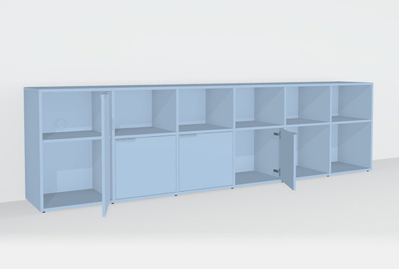 Image 1 of Tylko dressoir in hemelsblauw met deuren en lades