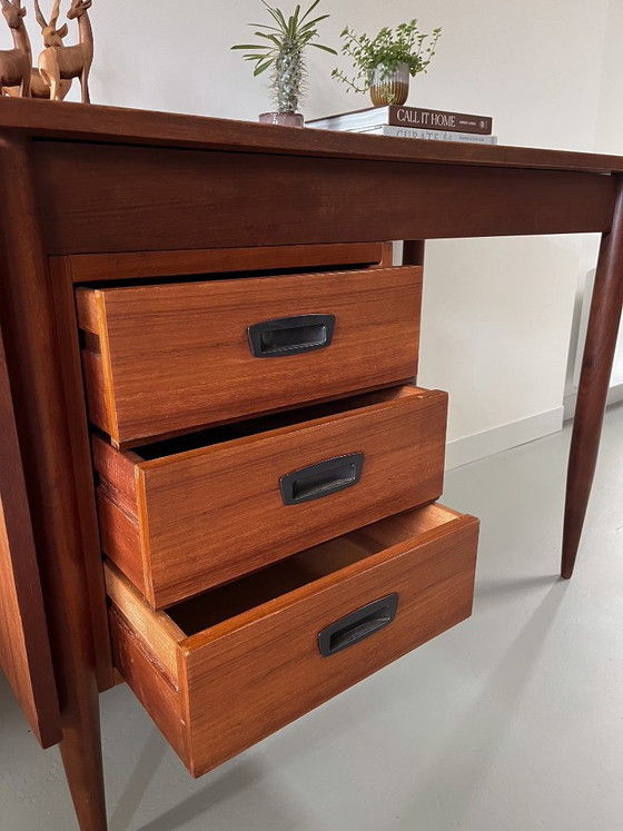 Bureau Arne Vodder Drop Leaf Desk, Jaren 60 – Wood (photo 7 of 10)