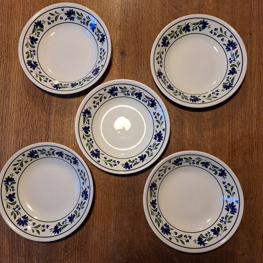 5 x Churchill England soepborden