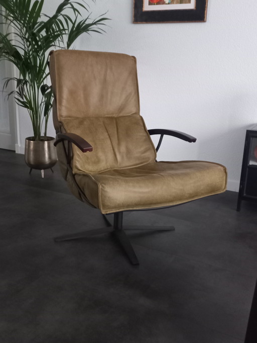 Moderne Lederen Draaifauteuil