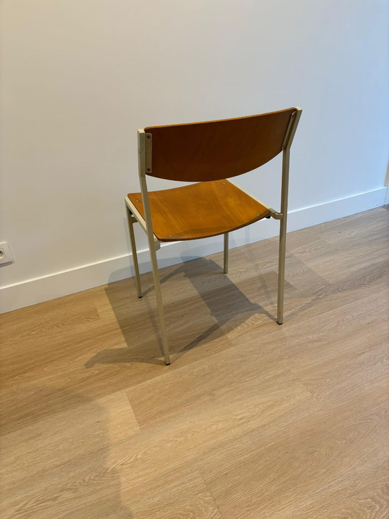 Image 1 of 6x Gijs van der Sluis chairs. dining room, waiting room, terrace