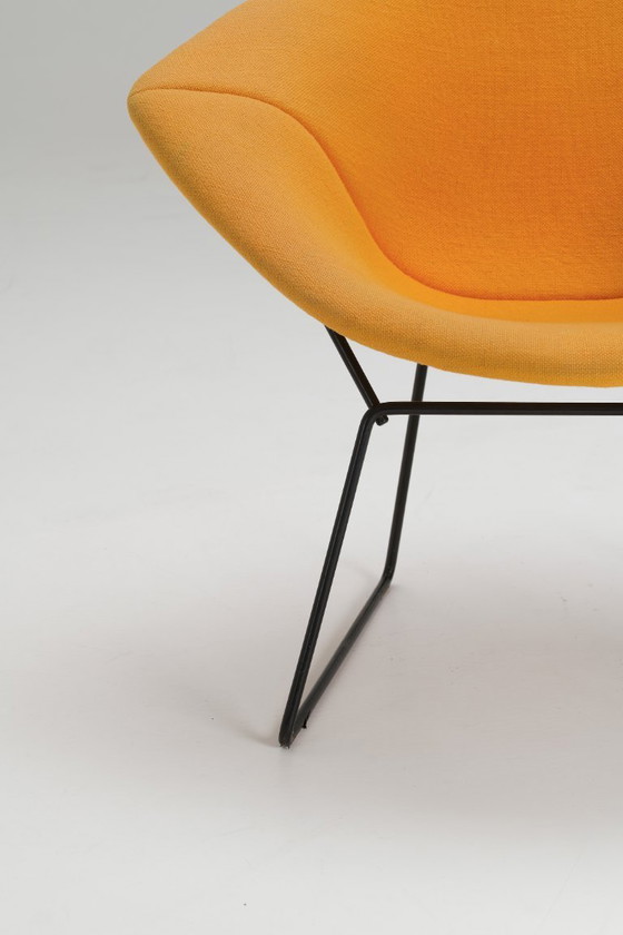 Image 1 of Fauteuil Diamond – Revêtement jaune - Harry Bertoia