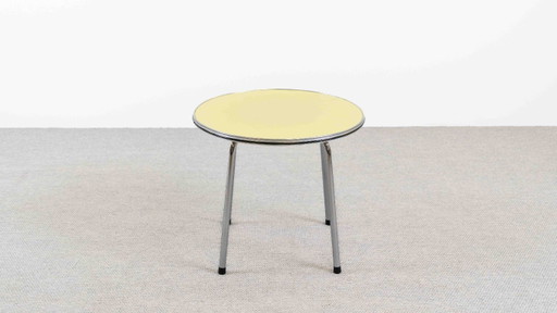 Vintage Bauhaus stalen bijzettafel – Metal