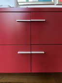 Pastoe Sideboard Red With 8 Drawers