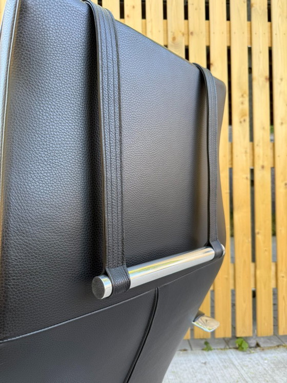 Jori Brainbuilder Mono-Move in pelle nera – Poltrone, Leather, Chrome, Modern (photo 14 of 21)
