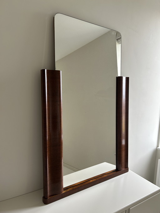 Vintage mid century art deco mirror