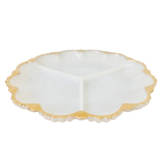 Image 1 of Servicio de café opalina de mediados de siglo vaso de leche años 60