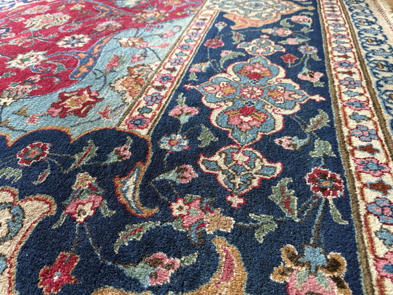Image 1 of Tappeto unico Tabriz persiano - Rosso con accenti blu-verdi - circa 400 × 300 cm