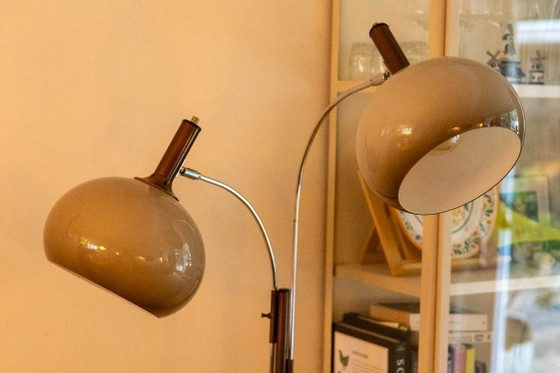 Vintage Dijkstra Floor light with adjustable globes – Dijkstra Lampen, Brass, Plexiglass (photo 21 of 29)