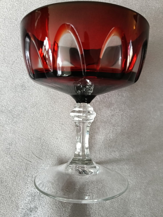 Cristal d'Argues 12 Coppe Rosse da Dessert Champagne – Bicchieri e caraffe, Cristallo (photo 5 of 7)