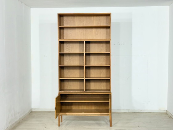 Image 1 of Vintage classic: IKEA MTP shelf / highboard / sideboard – oak – design Marianne Richter