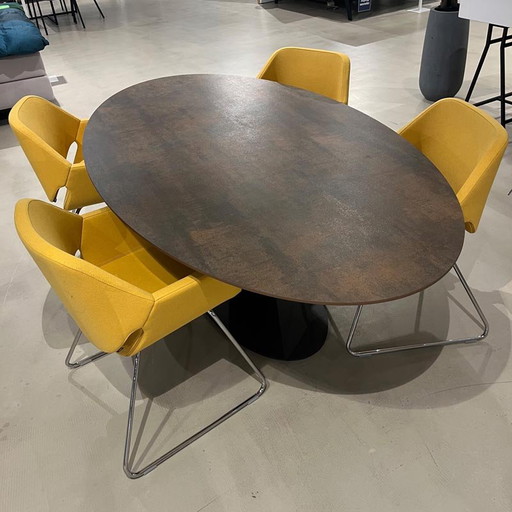 Chaise de salle à manger Artifort Gap (ensemble de 4) – eetkamerstoelen, Design