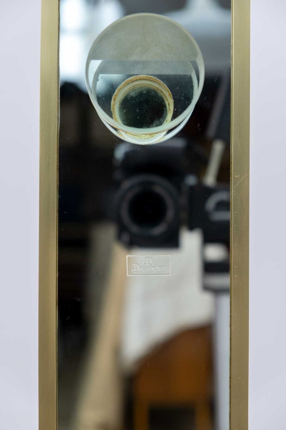 Image 1 of Perchas de espejo italianas Decorvetro de mediados de siglo, década de 1970