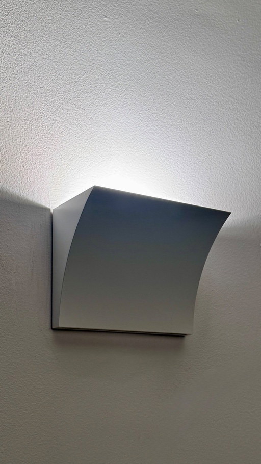 2 x white Flos Pochette wall lamp