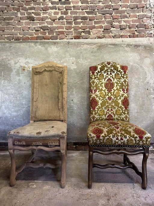 8 x Authentic 'Os de Mouton' Chairs