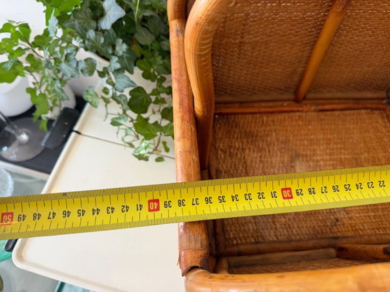 Vintage Rotan Lectuurmand – Tijdschriftenrek, Rattan (photo 5 of 5)