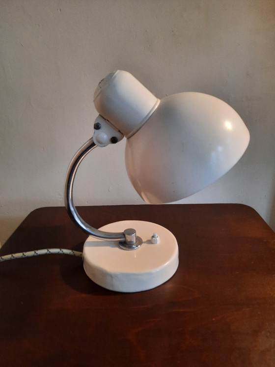 Kaiser iDell 6722 Table lamp, Art Deco, 1930s – Chrome, Metal (photo 10 of 14)